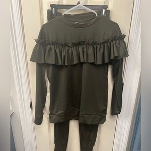 Olive Green 2 piece set